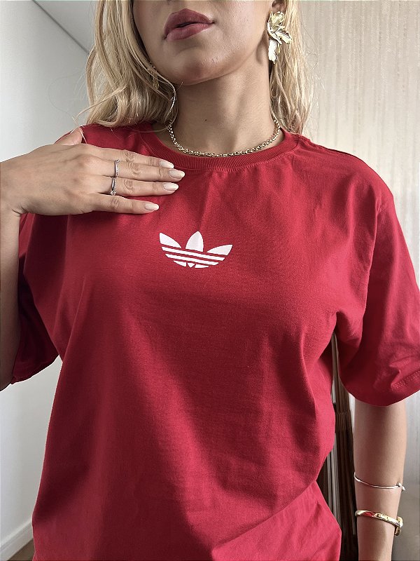 MAX TSHIRT UNISSEX MENEGOTTI ADIDAS - VERMELHA