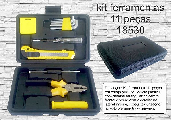 Kit Ferramentas 11 peças - 18530
