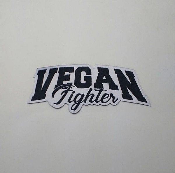 Patch Bordado Vegan Fighter