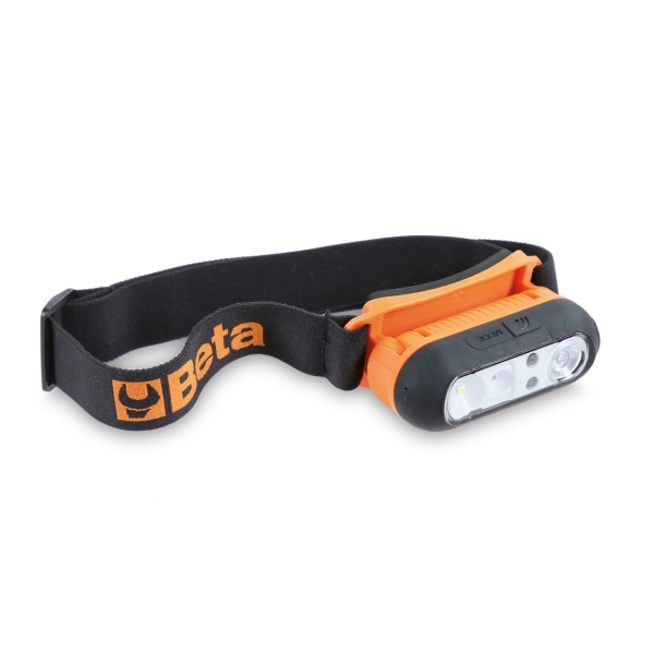 Lanterna De Cabeça Led Recarregável Beta 1836BW Com Sensor Sem Fio E Luz Vermelha Profissional
