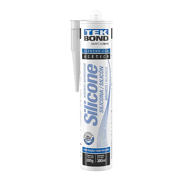 Silicone Acético Branco TEKBOND 280g