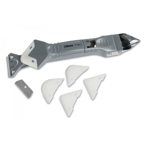 Ferramenta Multiuso para Silicone Beta 1773U - Raspador, Cortador de Tubo e Alisador (Ref. 017730500)