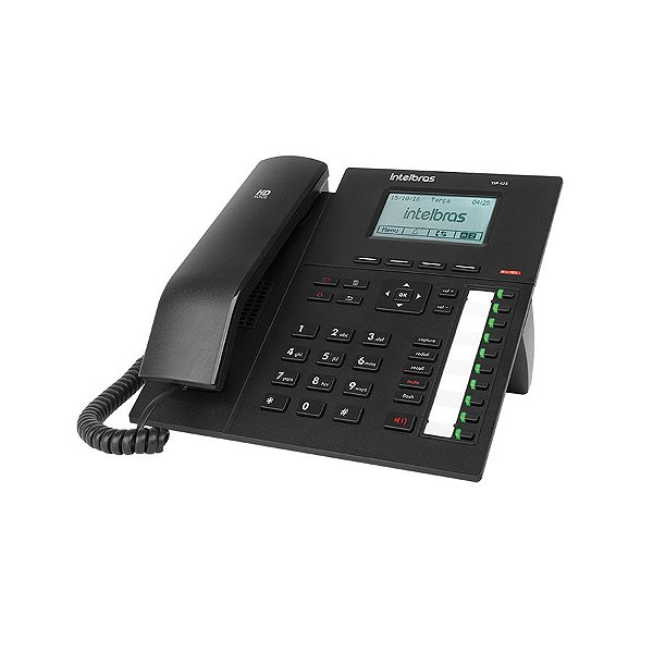 TELEFONE IP PRETO R.TIP 425 - INTELBRAS