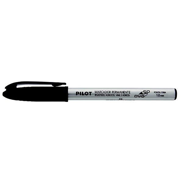 MARCADOR PERMANENTE CD/DVD 1.0MM PRETO - PILOT