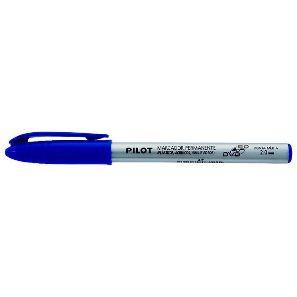 MARCADOR PERMANENTE CD/DVD 2.0MM AZUL - PILOT