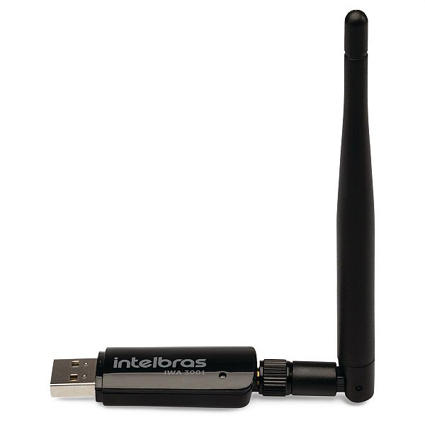 ADAPTADOR WIRELESS USB 300MBPS COM ANTENA R.IWA 3001 - INTEL