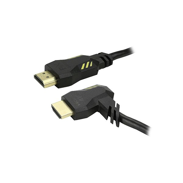 CABO HDMI GAMER 2.0 4K HDR 19P 2MTS PLUG 90 GRAUS R.018-0120