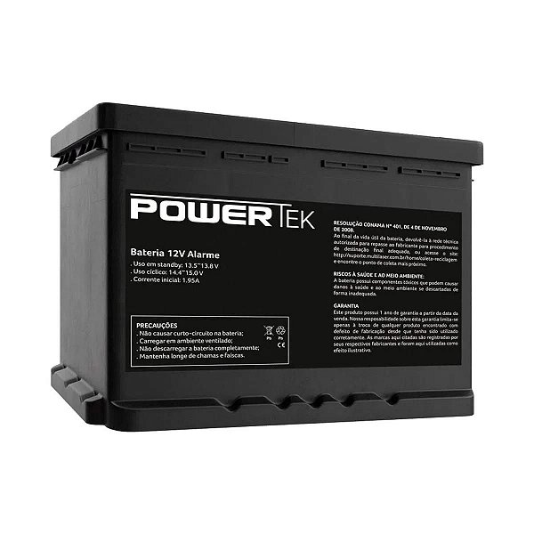 BATERIA SELADA 12V 7A VRLA REF.EN012 - POWERTEK