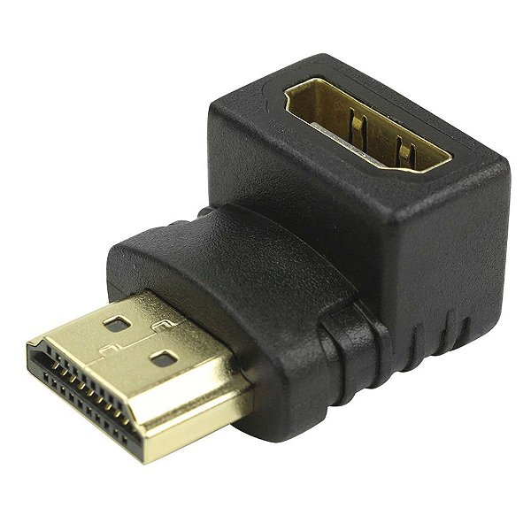 ADAPTADOR HDMI FEMEA / HDMI MACHO 90 GRAUS R.003-8603 - PIX