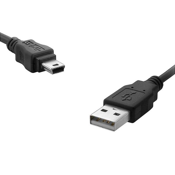 CABO PARA CAMERA DIGITAL USB PARA MINI USB 5 VIAS 1.8MTS