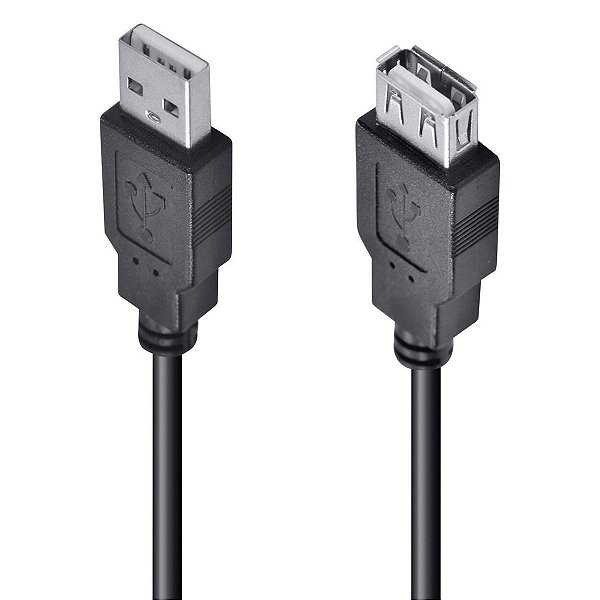 CABO EXTENSAO USB AM/AF 2.0 COM 3M