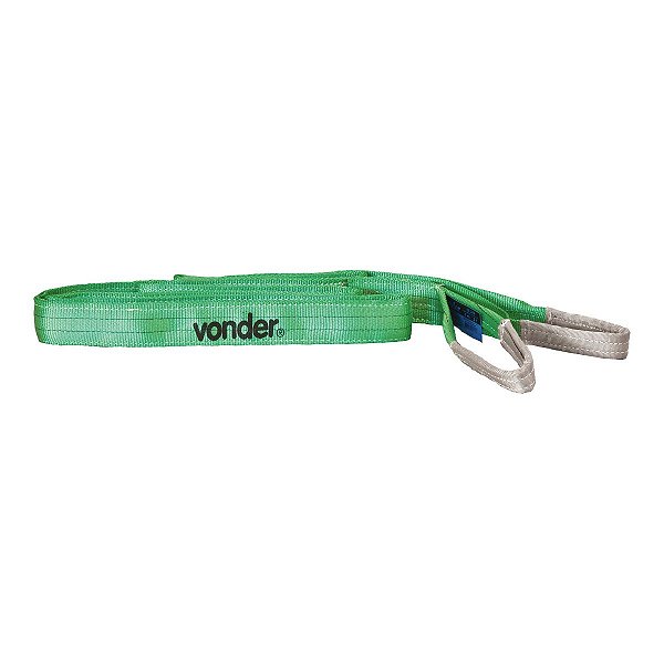 CINTA P/ ELEVACAO DE CARGAS 7:1 2 METROS X 2TON CE220 VERDE R.80.14.060.202 - VONDER