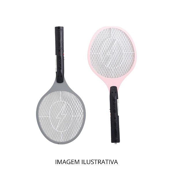 RAQUETE ELETRICA MATA MOSQUITO RECARREGAVEL BIVOLT R.FXD02000 - RIO DE OURO