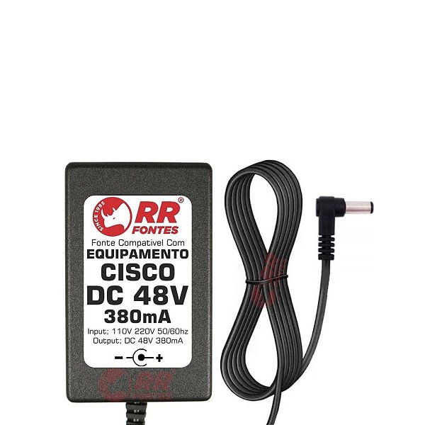 FONTE DC 48V 0,380MA PARA ACCESS POINT CISCO
