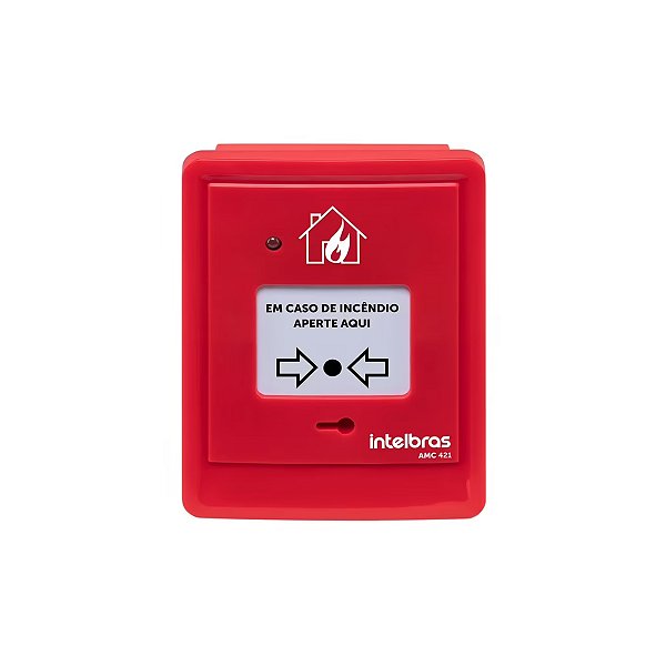 ACIONADOR MANUAL CONVENCIONAL C/ SIRENE R.AMC 421 - INTELBRA