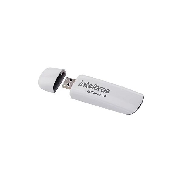 ADAPTADOR USB WIRELESS DUAL BAND R.ACTION A1200 - INTELBRAS