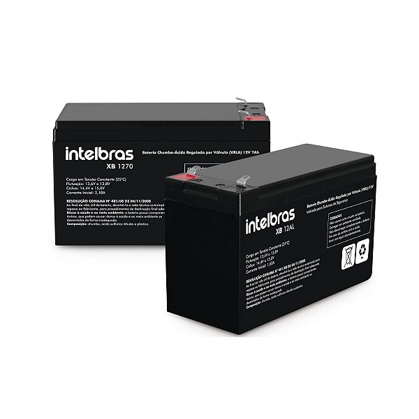 BATERIA SELADA 12V 7A VRLA INTELBRAS