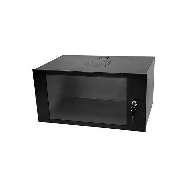 RACK PADRAO 19" 5U X 350 PRETO VISOR DE ACRILICO - INTELBRAS