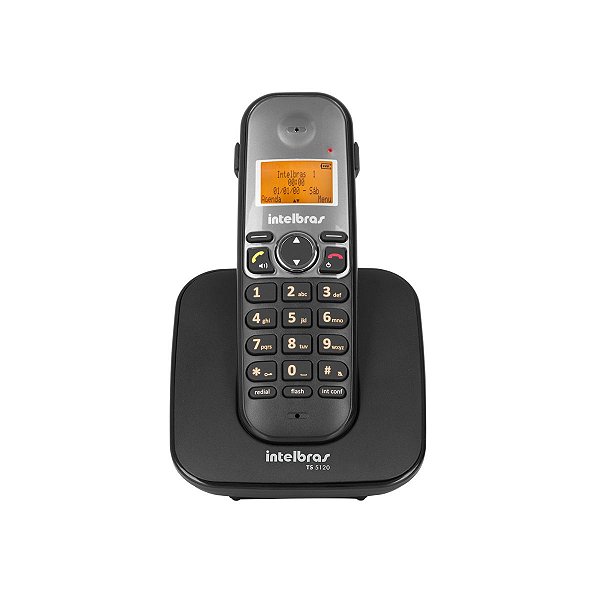RAMAL S/ FIO DIGITAL PRETO TS 5121 - INTELBRAS