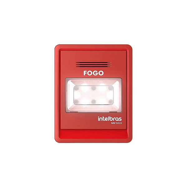 SINALIZADOR AUDIOVISUAL ENDERECAVEL R.SAV 521E - INTELBRAS