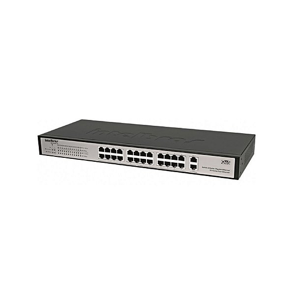 SWITCH 24 PORTAS 10/100 + 2 10/100/1000 MBPS R.SG2620QR - IN