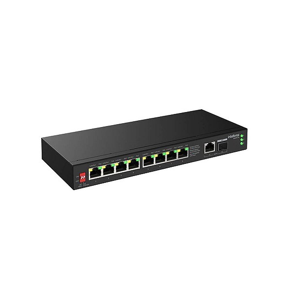 SWITCH NAO GERENCIAVEL 8 PORTAS GIGABIT POE + 2 PORTAS UPLIN