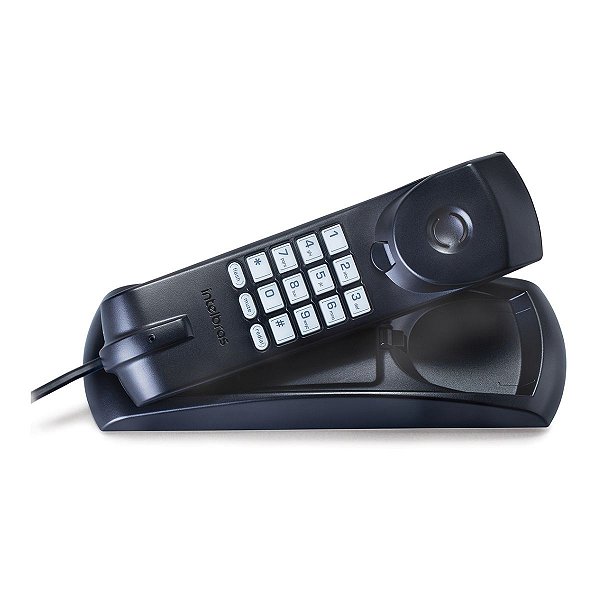 TELEFONE COM FIO TIPO GONDOLA PRETO R.TC 20 - INTELBRAS