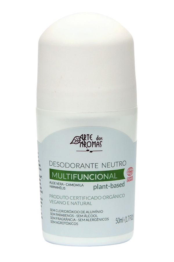 Desodorante Neutro Certificado Orgânico Ecocert 50g