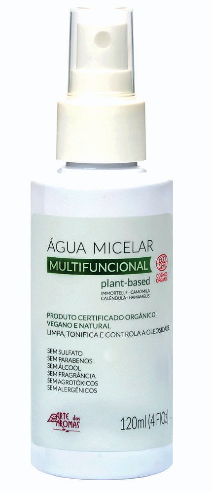 Água Micelar Multifuncional Orgânica Ecocert 120ml