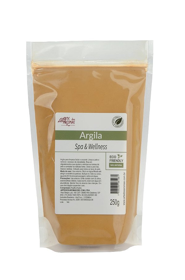 Argila em Pó Amarela Arte dos Aromas 250g