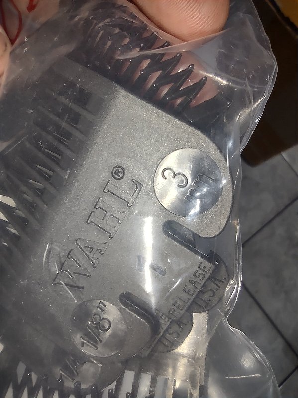 PENTE DE ALTURA PRETO * Nº01 * 3,0 MM * 1/8"