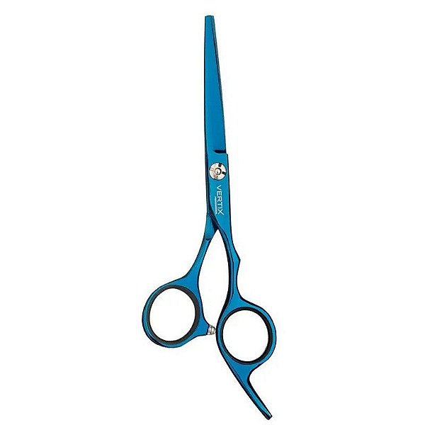 Tesoura Blue Titanium Navalha 5,5" Vertix