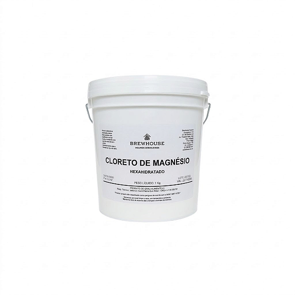 Cloreto de Magnésio - Alimentício - (MgCl2) - 1kg