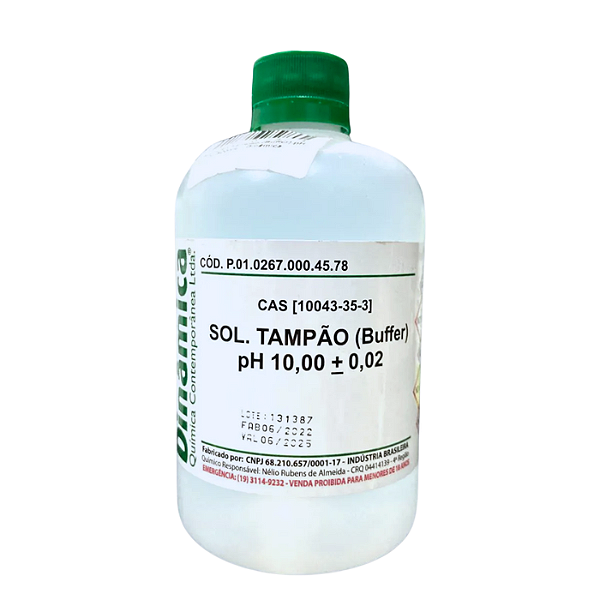 Solução Tampão pH 10,00 - Dinâmica