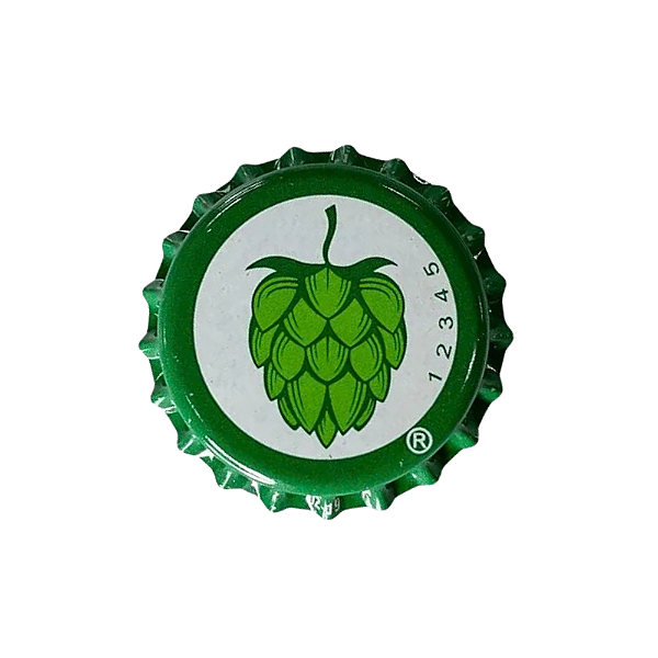 Tampinha Pry-Off Verde Flor de Lúpulo