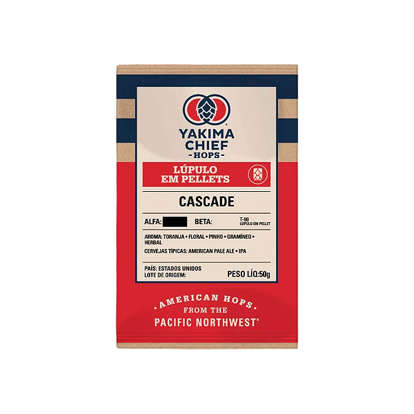 Lúpulo Cascade - Yakima Chief - 50g