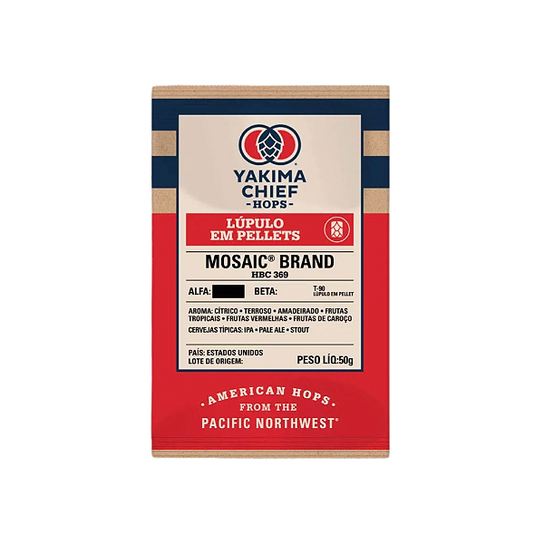 Lúpulo Mosaic - Yakima Chief - 50g