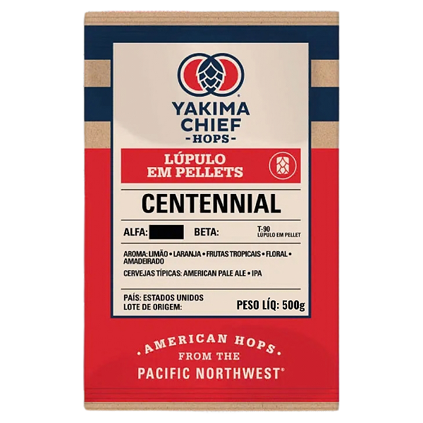Lúpulo Centennial - Yakima Chief - 500g