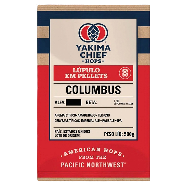 Lúpulo Columbus - Yakima Chief - 500g