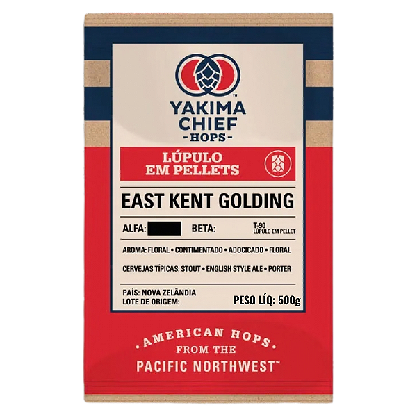 Lúpulo East Kent Golding - Yakima Chief - 500g