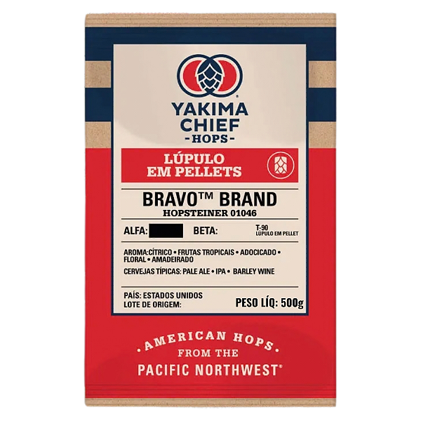Lúpulo Bravo - Yakima Chief - 500g