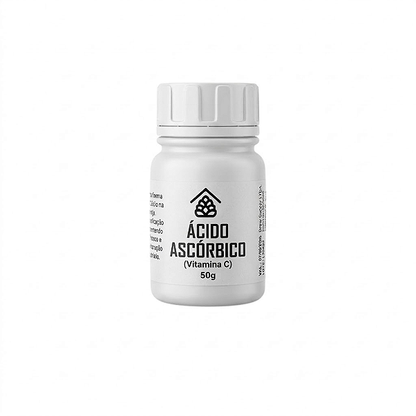 Ácido Ascórbico - Alimentício - (Vitamina C) - 50g