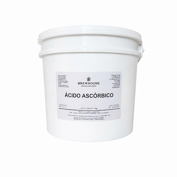 Ácido Ascórbico - Alimentício - (Vitamina C) - 5kg