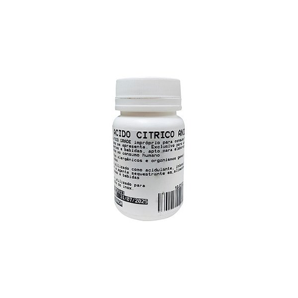 Ácido Cítrico Anidro - Alimentício - (C6H8O7) - 1kg