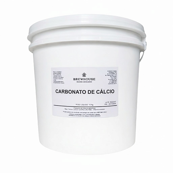Carbonato de Cálcio - Alimentício - (CaCO3) - 10kg
