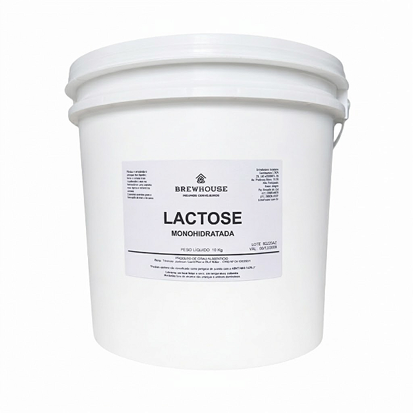 Lactose Monohidratada - Alimentícia - 10kg