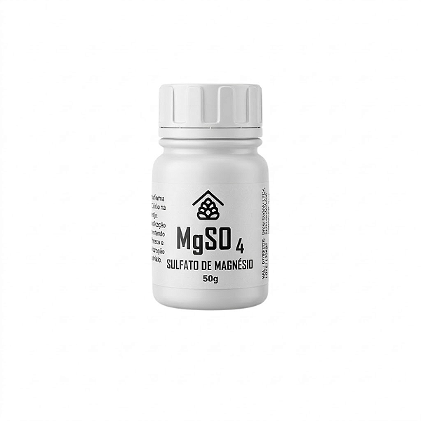 Sulfato de Magnésio - Alimentício - (MgSO4) - 50g
