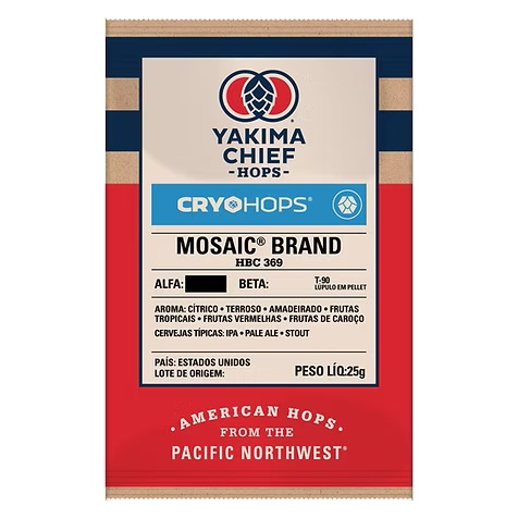 Lúpulo Mosaic Cryo Hops - Yakima - 25g
