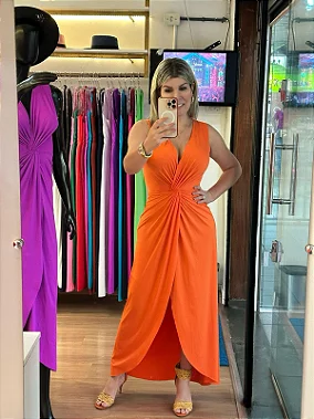 Vestido Búzios - Coral