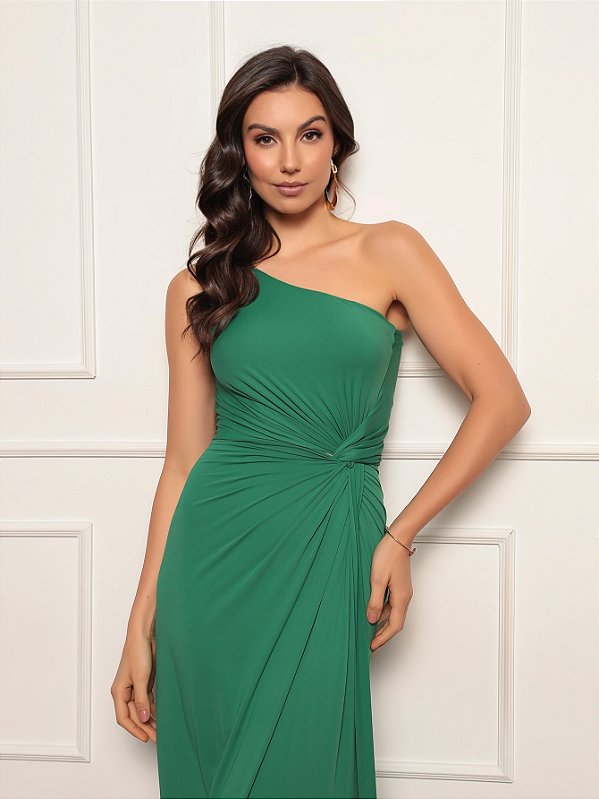 Vestido Fluity Grego - Verde Floresta